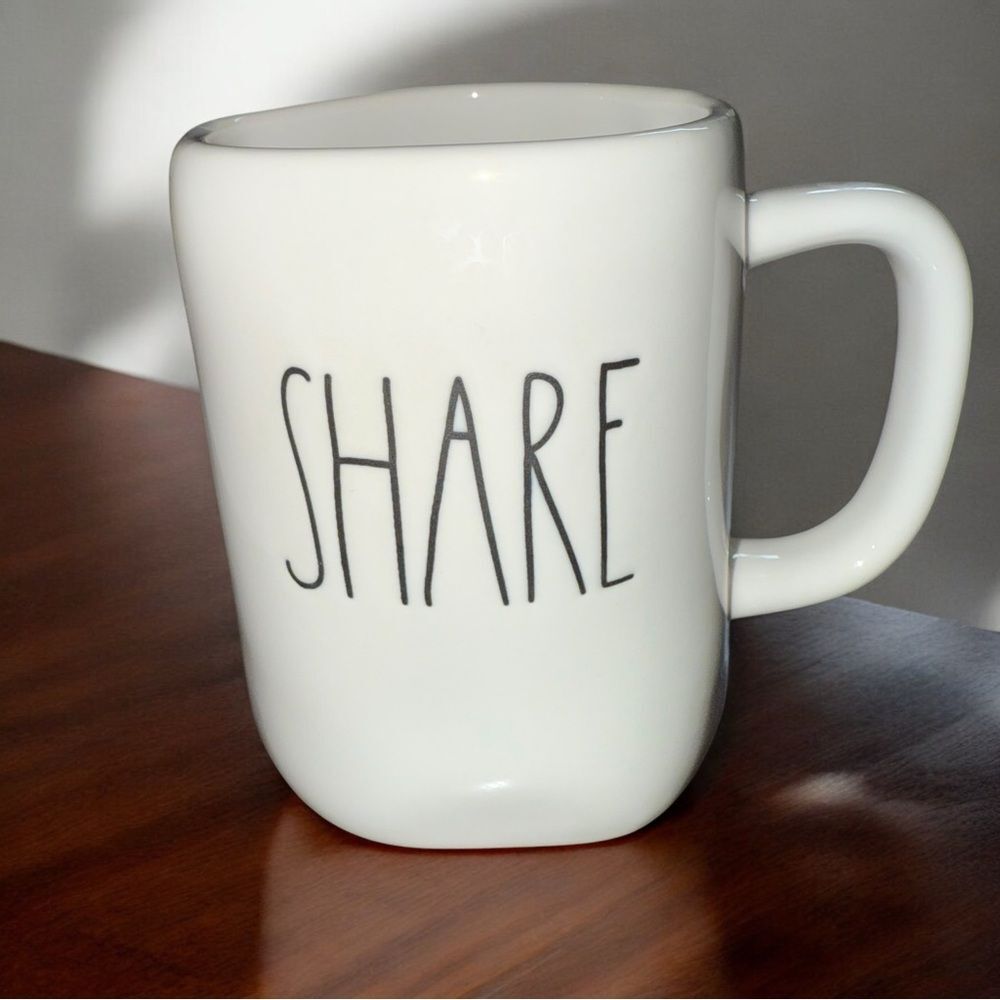 Rae Dunn ceramic coffee mug-SHARE